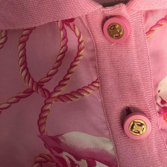 Vintage Celine Silk Twill Shirtdress - Picture 4 of 7